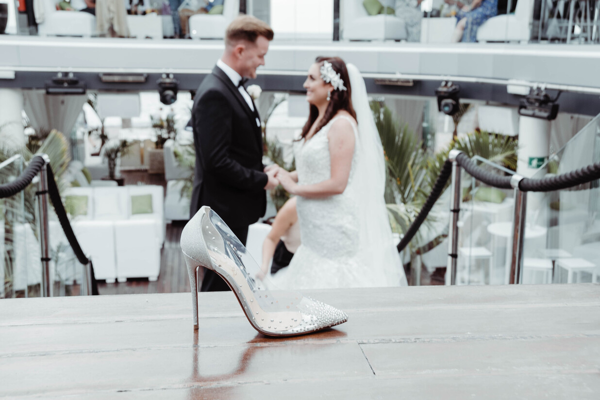 Louboutin wedding shoes